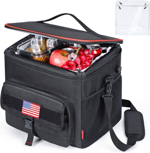 Lekespring Cooler Bag Lightweight Cooler Leak-Proof with Zipper