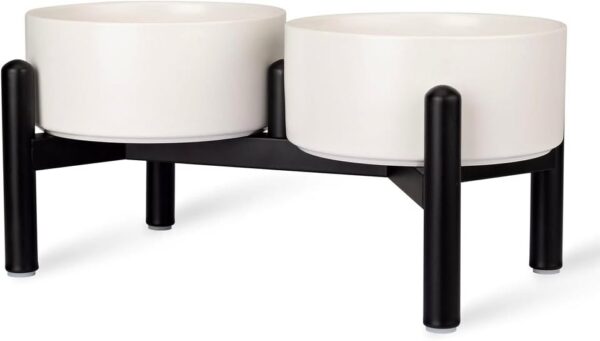 Raised Ceramic Dog Bowl Set - Image 2