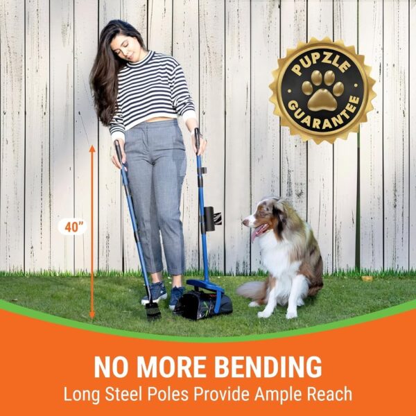 Pupzle Dog Pooper Scooper with Bag Attachment - Image 3