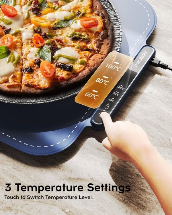 Electric Warming Tray - Full Surface Heater ng,Rollable & Portable,Premium Silicone - Image 2
