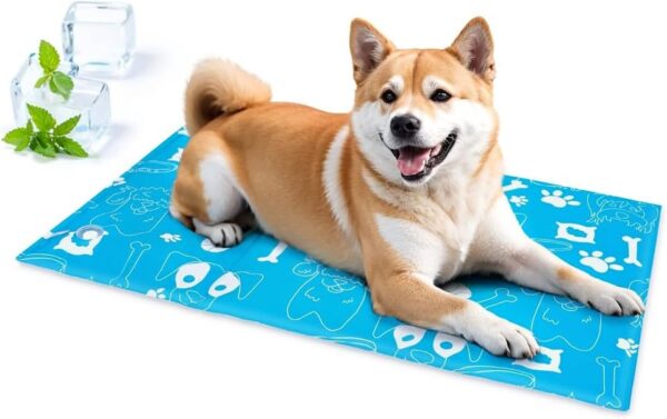 Ownpets Dog Cooling Mat 39.4"x23.6" Water-Filled Gel Technology for Pet Summer Heat Relief - Image 4