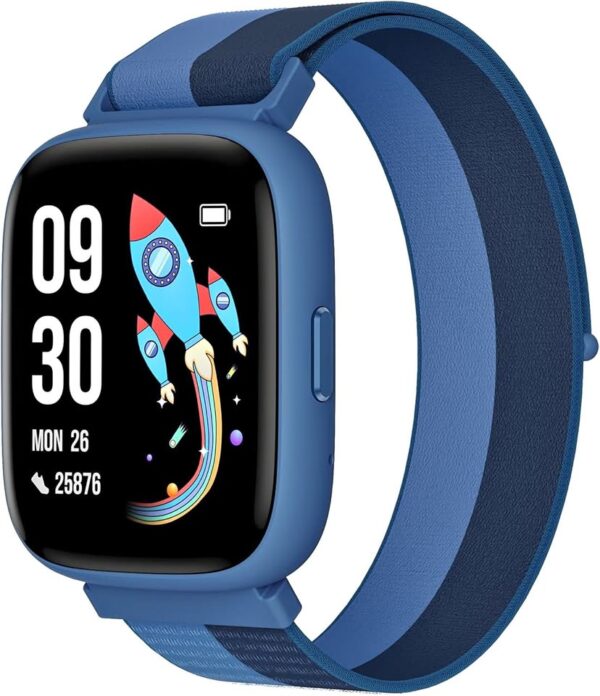 BIGGERFIVE Smart Watch for Kids, 1.8" Fitness Tracker Watch Pedometer, Heart Rate, IP68 Waterproof - Image 3