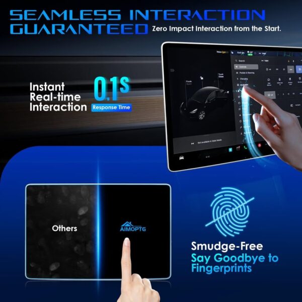 Tesla Model Y / 3 Screen Protector 2024, 9H Tempered Glass Car Screen Protector - Image 4