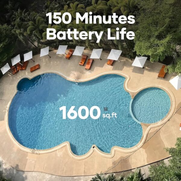 AIPER Cordless Robotic Pool Cleaner, WavePath Navigation, Wall-Climbing, Quad-Motor - Image 3