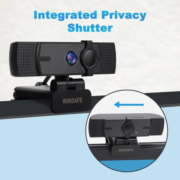 4K Webcam for PC, 4K UHD Video Calling, PDAF AutoFocus, Dual Noise-Canceling Microphones - Image 2