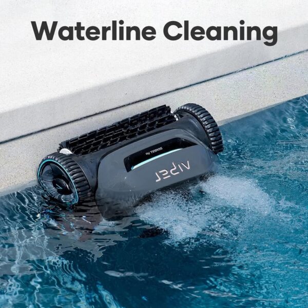 AIPER Cordless Robotic Pool Cleaner, WavePath Navigation, Wall-Climbing, Quad-Motor - Image 2