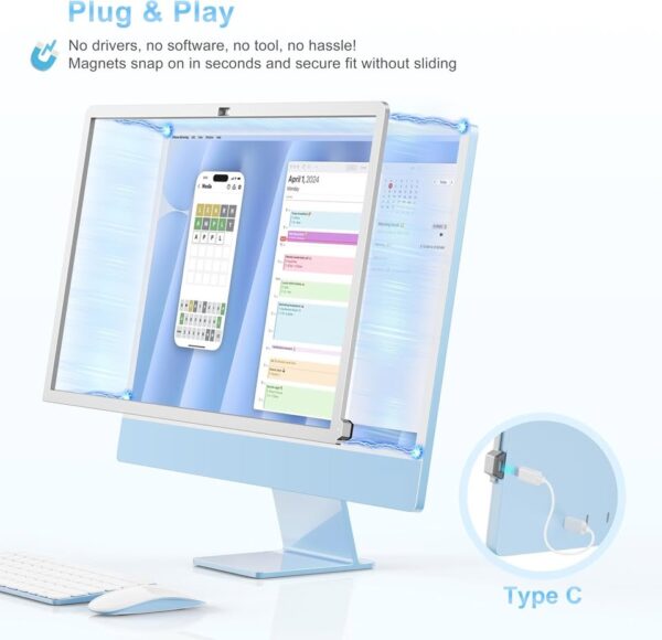 Touchpad Touch Frame with Stylus Pen for iMac M1/M3/M4 - Image 3