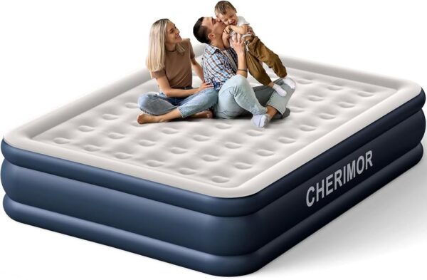King Air Mattress with Built-in Pump