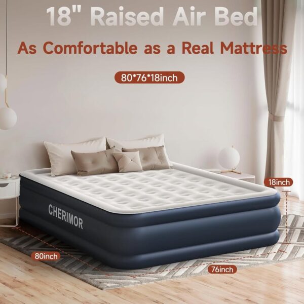 King Air Mattress with Built-in Pump - Image 2