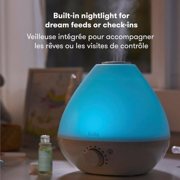 Frida Baby 3-in-1 Cool Mist Humidifier for Baby with Diffuser + Nightlight - Image 3