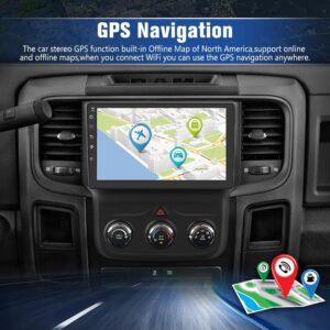 2+64G Car Radio Stereo for Dodge RAM 1500 2500 3500 2013 2014 2015 2016 2017 2018