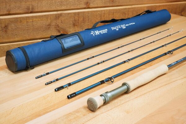 Kingfisher Fly Fishing NACL (Salt) Fast Action Fly Rod - Comes with a Spare Tip and Travel Tube