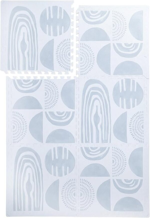 PopsyKosy Premium Exercise & Baby Foam Play Mats - Stylish & Large Non-Toxic Odorless 6 Floor Mats - Image 3