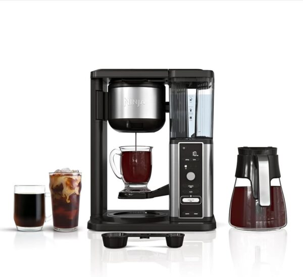 Ninja® Hot & Iced, Single Serve or Drip Coffee Maker with Rapid Cold Brew 10 Cup Glass Carafe