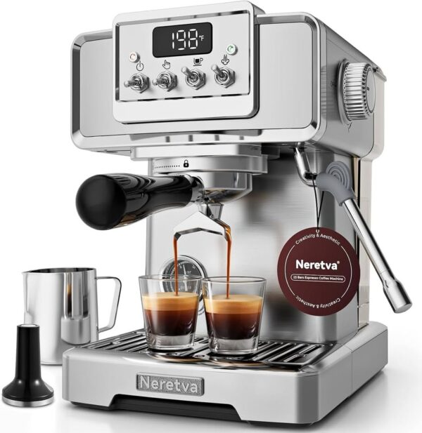 PROFESSIONAL BARISTA FOR HOME ESPRESSO MAKER WITH LCD DISPLAY