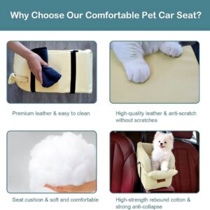 Dog Car Seat Centre Console, Dog Cat Booster Seat