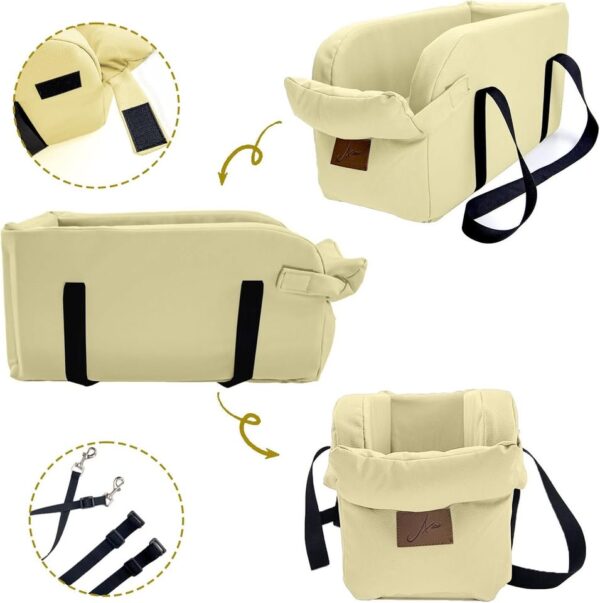 Dog Car Seat Centre Console, Dog Cat Booster Seat - Image 3
