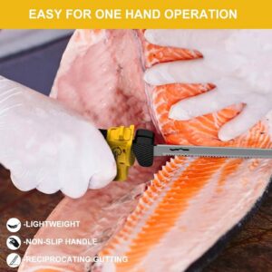 VynNetic Cordless Electric Fillet Knife, Rechargeable Yellow Fillet knife