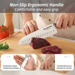 5-Piece Chef Knife Set, Professional Ultra Sharp Kitchen Knives for Cooking