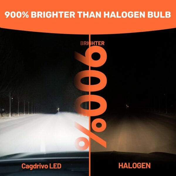 H7 Led Headlight Bulb,900% Brighter led h7 headlight bulb canbus error free,35000LM 6500K White - Image 3