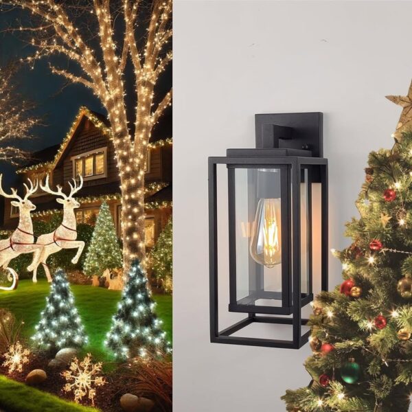 14" Outdoor Wall Light Fixtures Waterproofed Exterior Lantern - Image 2
