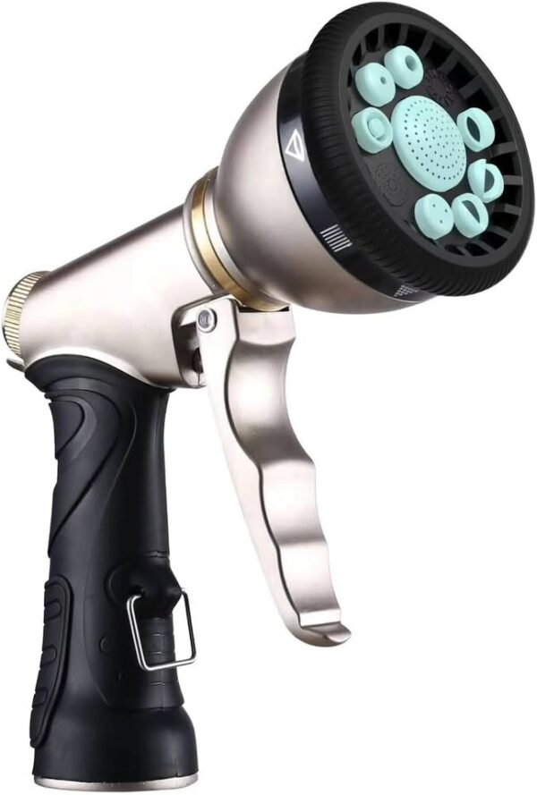 RAINPOINT Garden Hose Nozzle, Hose Sprayer Nozzle with 9 Spray Patterns
