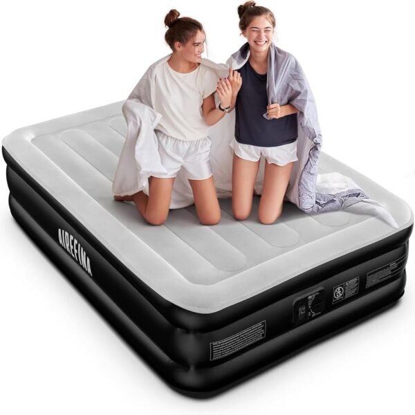 Airefina Air Mattress Full with Built in Pump, Inflatable Mattress for Camping, Guests & Home - Image 3