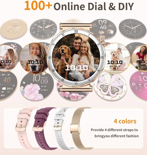 Smart Watch for Women Answer/Make Calls, 1.19'' AMOLED Touchscreen - Image 3