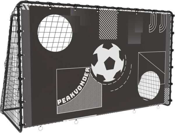 PEAKVONDER 7 x 5 ft Kids Soccer Net for Backyard, 2 in 1 Soccer Goal - Image 3