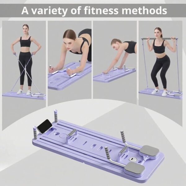 Lerpio Pilates Board, Pilates Reformer Machine, Portable and Foldable Pilates Reformer Set - Image 2