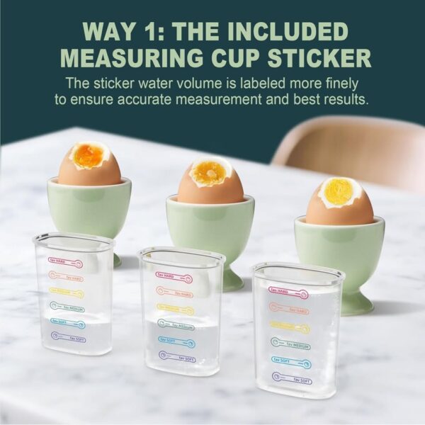 Efficient Macook Electric Egg Cooker (7 Eggs) - Tray, Auto Shut-Off Fast Egg Cooking Options - Image 2