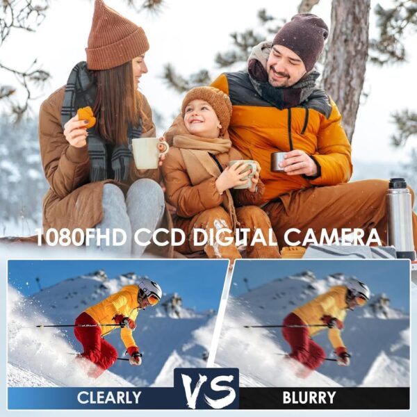 ARNSSIEN Digital Camera for Kids, 1080P Vintage Kids Camera - Image 3