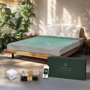 Terraluxe Grounding Bed Sheet (Full XL - 54Wx80L), Organic Cotton 94%, Pure Silver 6%, GOTS Cert.