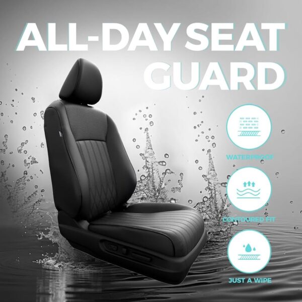 Honda Pilot Seat Covers Full Set, Custom Fit Pilot LX 2016 2017 2018 2019 2020 2021 2022 -8 Seats