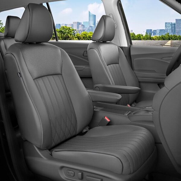 Honda Pilot Seat Covers Full Set, Custom Fit Pilot LX 2016 2017 2018 2019 2020 2021 2022 -8 Seats - Image 2