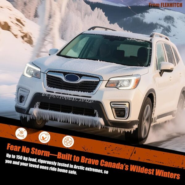 FLEXHITCH Roof Rack Cross Bars for Forester 2014–2024 | Aluminum Aero Crossbars, 170lbs Capacity - Image 2
