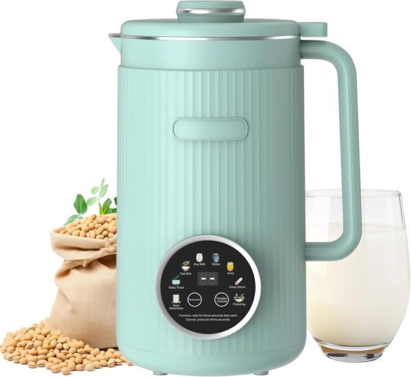 VBGK 8 in 1 Nut Milk Maker Blender with 20 Bladers,40oz Soy, Almond, Oat, Coconut, Plant Based