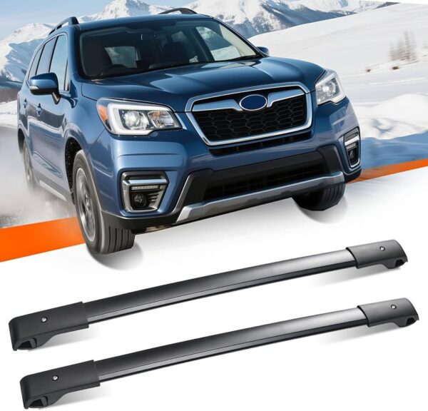 FLEXHITCH Roof Rack Cross Bars for Forester 2014–2024 | Aluminum Aero Crossbars, 170lbs Capacity