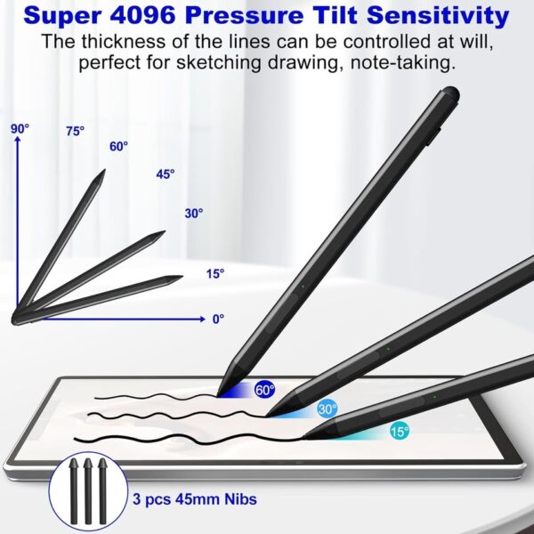 Microsoft Surface Pen - Stylus Pro Pen Stylus for Surface Pro USB-C Fast Charge - Image 2