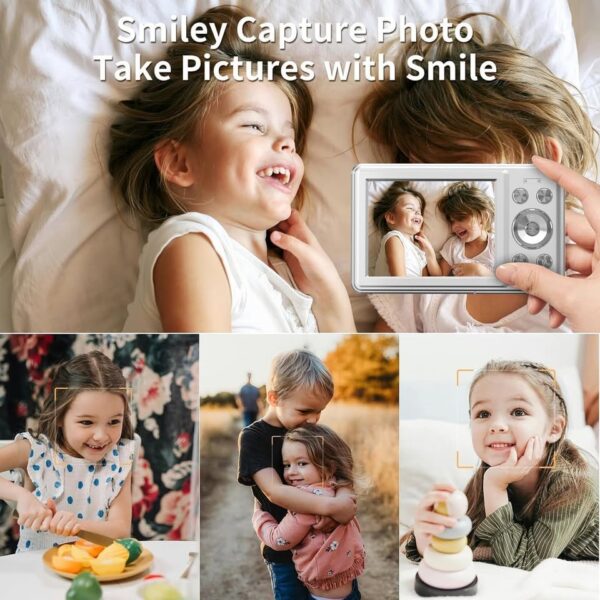 Digital Camera, FHD 1080P Camera, 56MP Digital Point and Shoot Camera with Anti Shake - Image 3