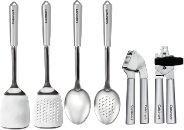 Cuisinart 6-Piece Stainless Steel Kitchen Utensils Set, Fusion Pro Collection (CTG-14-6PTC)