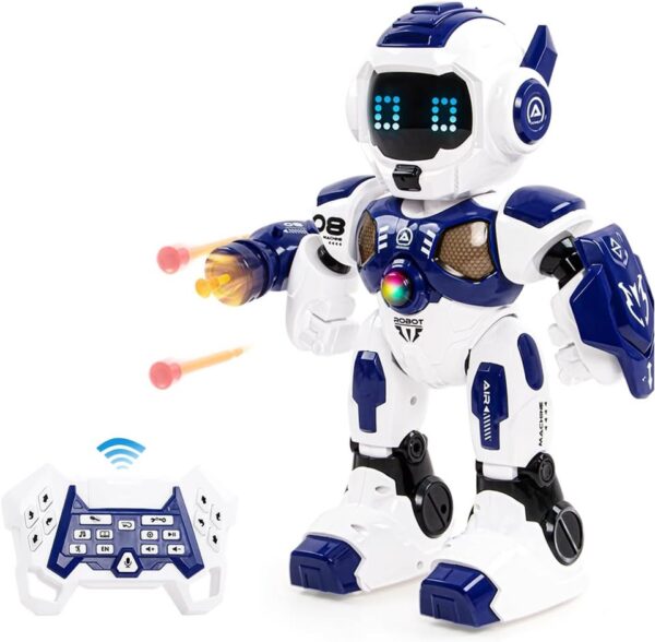 Kids Robot Toys,Remote Control Robot,Programmable Robot with Recorded Voice Music Dance Contro - Image 2