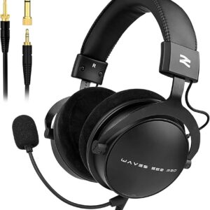 talomen Studio Monitor Headphones for Recording, Professional Over Ear Wired Headset