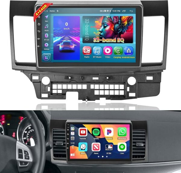 [4+64G] Inefala Android Car Stereo for Mitsubishi Lancer 2008-2017 with Wireless Carplay Android