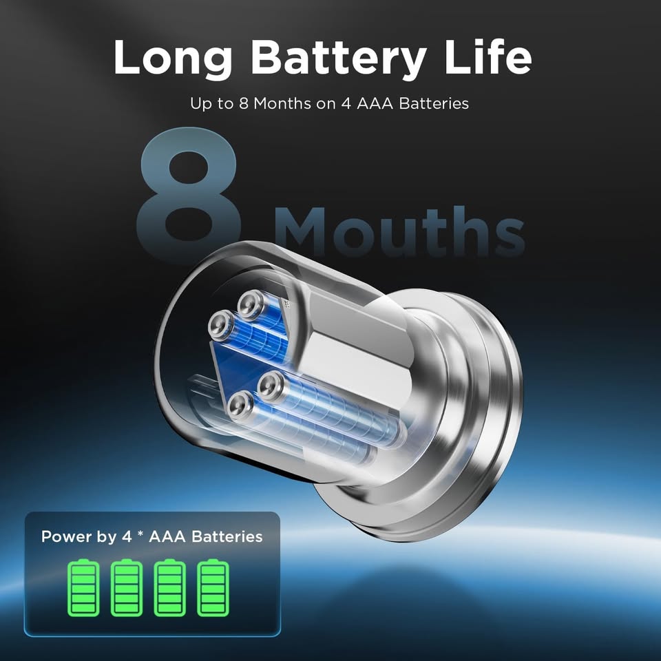 TCL K1 Smart Fingerprint Knob Lock, Bluetooth Door Lock with Tuya App, Privacy & Passage Mode - Image 3