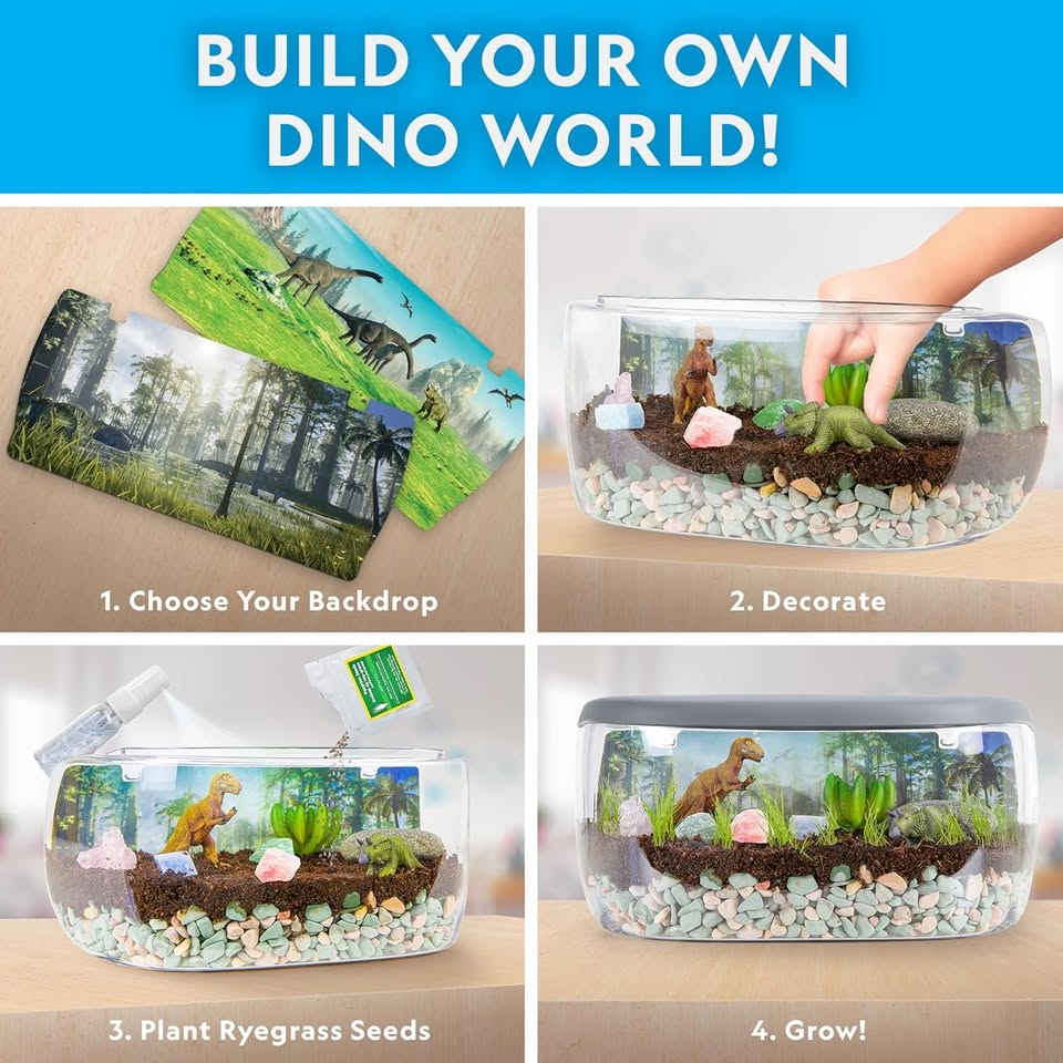 National Geographic Light Up Terrarium Kit for Kids - Image 3