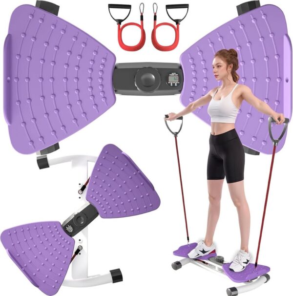 Lerpio Waist Twisting Machine Fitness Tool with Digital Display, Ab Exercise Twister Board - Image 2