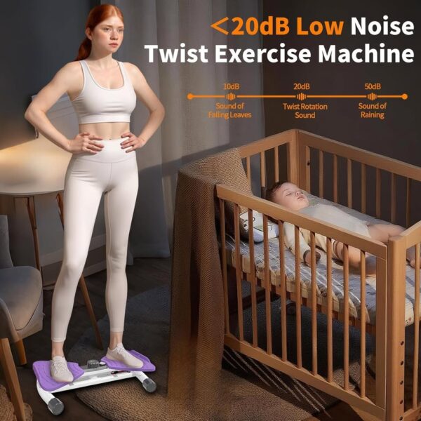 Lerpio Waist Twisting Machine Fitness Tool with Digital Display, Ab Exercise Twister Board - Image 3